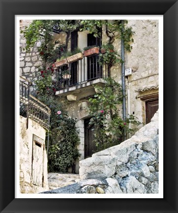 Framed Cobbled Walkway IV Print