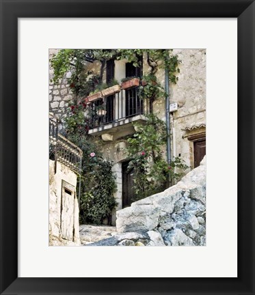 Framed Cobbled Walkway IV Print