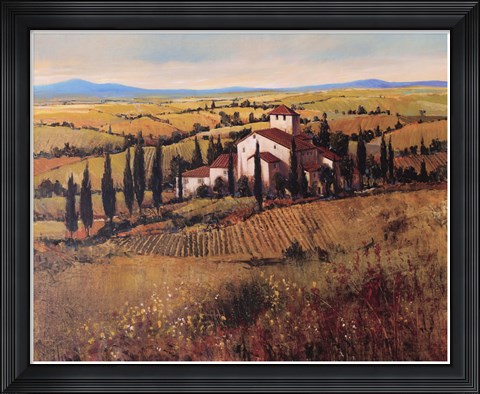 Framed Tuscany III Print