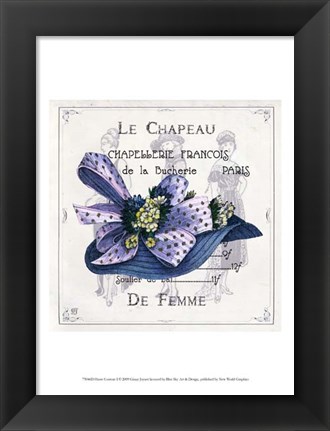 Framed Haute Couture I Print