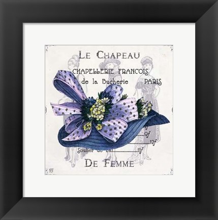 Framed Haute Couture I Print