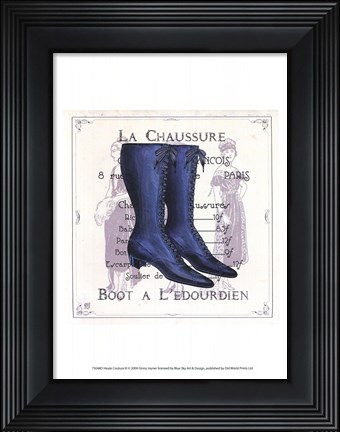 Framed Haute Couture III Print