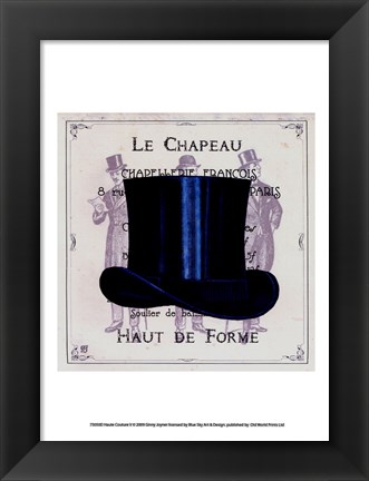 Framed Haute Couture V Print