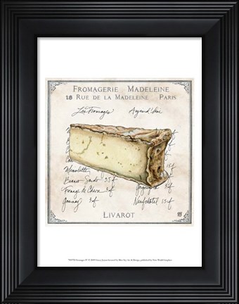 Framed Fromages IV Print