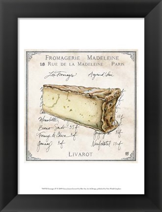 Framed Fromages IV Print