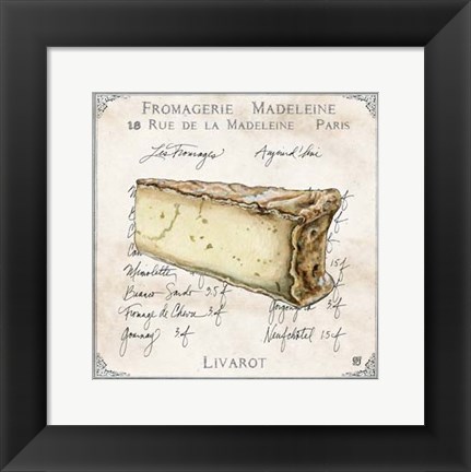 Framed Fromages IV Print