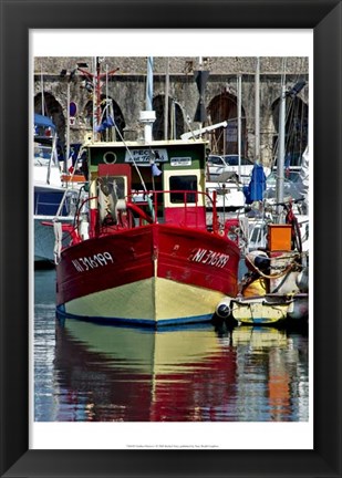 Framed Antibes Harbor I Print