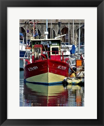 Framed Antibes Harbor I Print