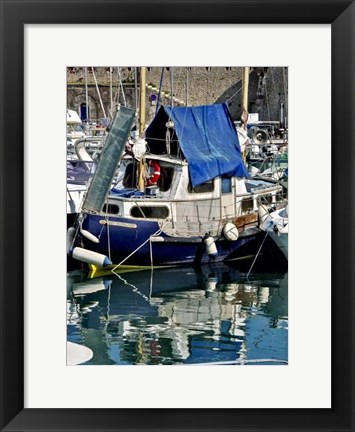 Framed Antibies Harbor II Print