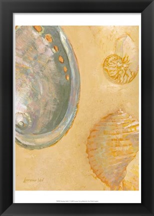 Framed Shoreline Shells V Print