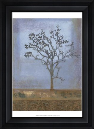 Framed Lavender Blue I Print