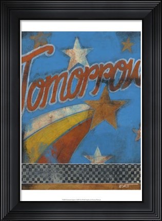 Framed Tomorrow Inspires Print