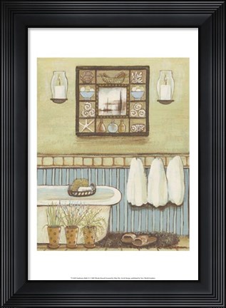 Framed Seabreeze Bath II Print