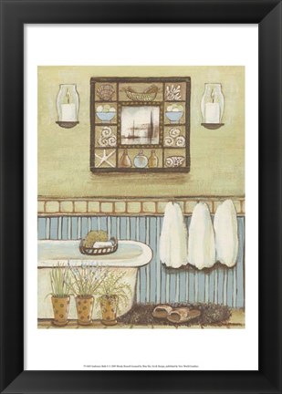 Framed Seabreeze Bath II Print