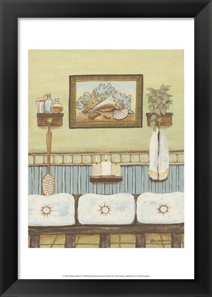 Framed Seabreeze Bath IV Print