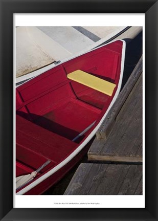 Framed Row Boats VI Print