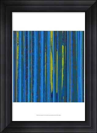Framed Royal Stripes II Print