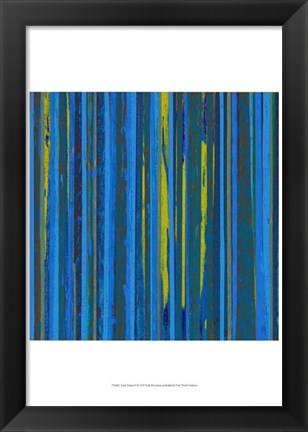 Framed Royal Stripes II Print