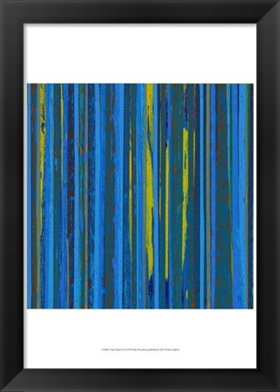 Framed Royal Stripes II Print