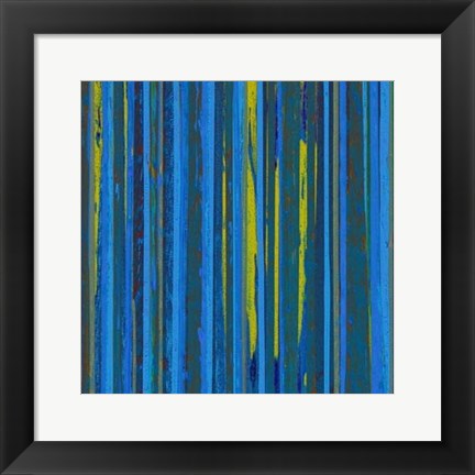 Framed Royal Stripes II Print