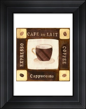 Framed Cafe Mocha III Print