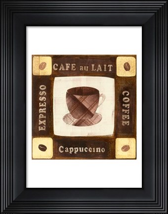 Framed Cafe Mocha IV Print