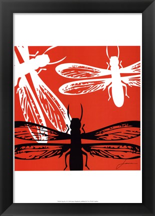 Framed Pop Fly IV Print