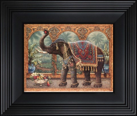 Framed Rajah&#39;s Feast Print