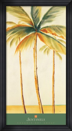 Framed Three Sentinels Print