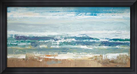 Framed Pastel Waves Print