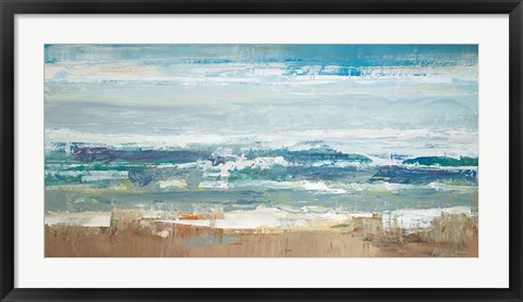 Framed Pastel Waves Print