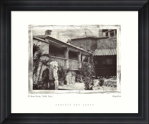 Framed El Greco House, Toledo, Spain Print