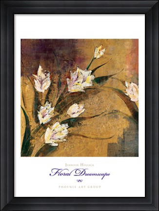 Framed Floral Dreamscape Print