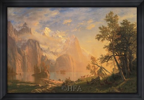 Framed Western Landscape Print