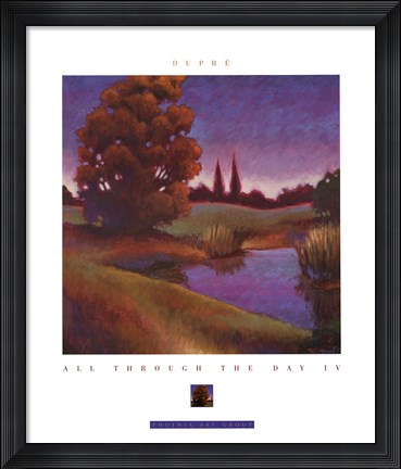 Framed All Through the Day IV Print