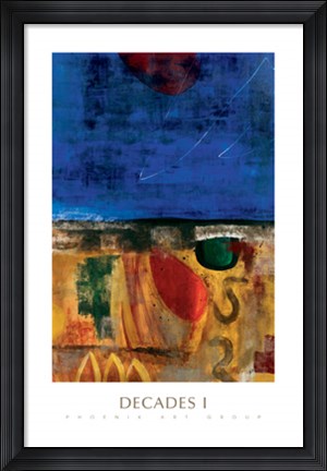 Framed Decades I Print