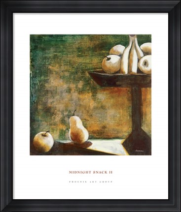 Framed Midnight Snack II Print