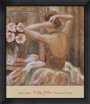 Framed Tres Joli Print