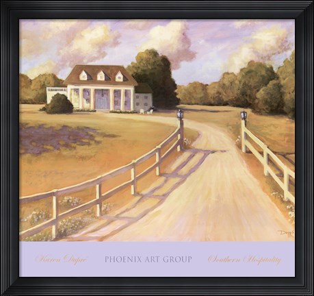 Framed Southern Hospitality Print