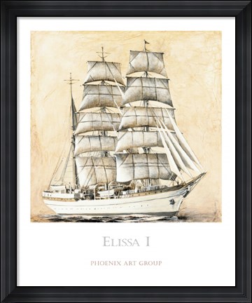 Framed Elissa I Print