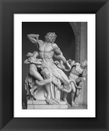 Framed Vatican Sculpture Print