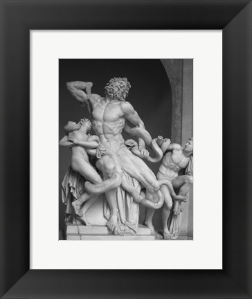 Framed Vatican Sculpture Print
