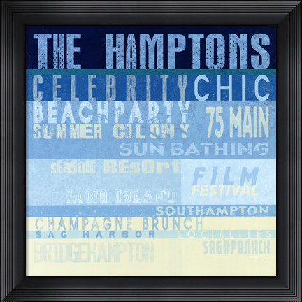 Framed Hamptons Print