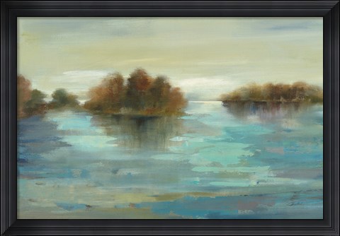 Framed Serenity on the River Print