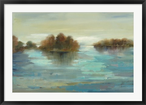 Framed Serenity on the River Print