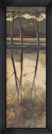 Framed Reflections of Autumn II Print