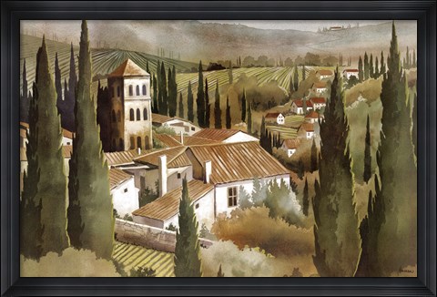 Framed La Vigna Print