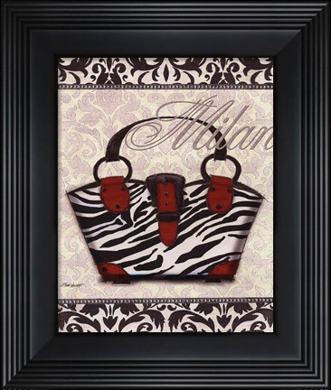 Framed Classy Purse I - mini Print