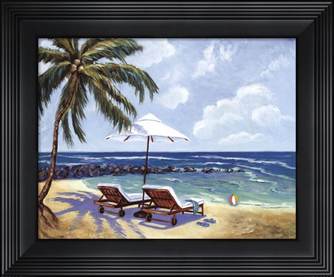 Framed Sea Side - mini Print