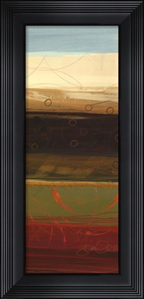 Framed Skyline Symmetry Panel I Print